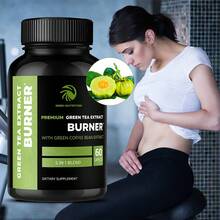 Five-In-One Fat-Burning Capsules, A Weight Loss Product Containing Green Coffee Bean Extract And Mangosteen Fruit Extract, To Burn Fat And Balance Energy Levels. 60 Capsules Per Pack, Suitable For Women Trying To Lose Weight. - 1瓶 - 查看 1
