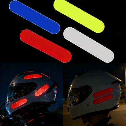 一套全新简易便携反光警示贴纸，适用于骑行、户外运动以及夜间警示和反光标志。