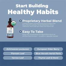 MaryRuth's Lymphatic Support Herbal Blend Liquid Drops - USDA Organic - Echinacea & Elderberry - Blue Vervain - Vegan - 30 Servings - Đơn - Xem 5