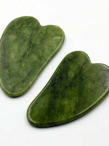 Kit Of 5 Gua Sha Facial Sets In Natural Stone – Jade/Green Aventurine Quartz For Massage And Relaxation - 1 單位 - 查看 10