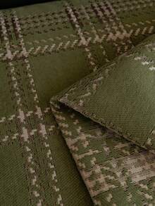 1个雪尼尔沙发垫，防滑，防尘，四季皆宜 - 綠色 - 查看 8