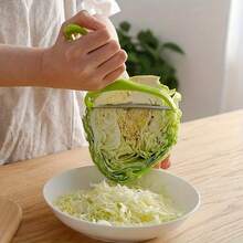 1pc Multifunctional Large Cabbage Shredder And Slicer - Food- Vegetable Cutter With Wide Blade Peeler, Ideal For Shredding Cabbage, Seaweed & Lettuce - 查看 6