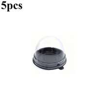 100/50/25/10/5pcs Oval/Semi-Circular Semi Ripe Cheese Molds With Lids, Suitable For Baking Pudding, Cakes, Snacks, Desserts, Caramel Pudding, Cupcakes, Pies, Caramel Pudding, Pancakes, Cupcakes, Etc. Mini Pudding Cups, Suitable For Parties, Weddings, Birthdays And Other Occasions. Half Circular Box Baking Packaging Box, Kitchen Baking Tools, Kitchen Supplies - Multicolor - View 20