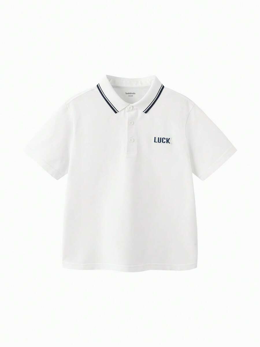 Balabala Áo Polo trẻ em mềm mại, thoáng khí, kiểu dáng thanh lịch, năng động, thích hợp cho mùa hè 2026. - Benbai - Xem 1