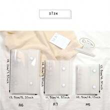 Bìa đựng ảnh rời màu trắng sữa M5, A7, A6, các trang bên trong có thể tự thiết kế, 10 túi đựng ảnh PVC A6 bên trong, album sưu tập thẻ nhỏ, hộp đựng ảnh thần tượng. - Hình chữ nhật - Xem 2