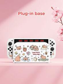 Cartoon Animal Print Protective Case, Compatible With Switch/Switch 2 Game Console Accessories, Fits New Switch 2 (2025)/Switch OLED/Switch NS/Switch Lite Game Consoles, Storage Bag, Card Slot Dock, Game Console Protective Case/Cover, Soft Skin-Friendly, Protect Your Beloved Device, Best Gift Compatible With Switch Players - Multicolor - View 9