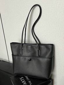 纯色撞色PU手提包，大容量多色PU单肩手提包，适合休闲穿着。可装笔记本电脑，是节日送礼的绝佳选择。 - 彩色 - 查看 13