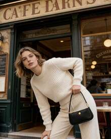 Kate Spade Women Hobo Purses Shoulder Zipper Bag Handbag - 黑色 - 查看 2