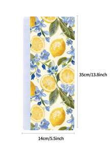 2 piezas de guantes de refrigerador impresos con mangos protectores anti-manchas, regalo del Día de la Madre, decoración de dormitorio, jardín, decoración de cocina, verano, playa, artículos esenciales de viaje, decoración de habitación, suave, graduación - Multicolor - Ver 7