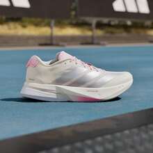Giày chạy bộ Adidas ADIZERO BOSTON 13 W Marathon chuyên nghiệp dành cho tập luyện với trụ sợi thủy tinh - Màu Hồng baby - Xem 4