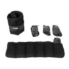 Adjustable Ankle Wrist Weights Pair 2.5lb Each 5lb Total Set For Women Men - 1 - Xem 2