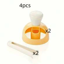2pcs Universal DIY Donut Making Kit - Non-Stick PP Plastic Donut Cutter Tool And Scoop, Easy For Home Kitchen Use, Suitable For Donut Makers And RV Kitchen Baking - Multicolor - View 9
