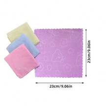 1/5/8/10pcs Cartoon Bear Square Super Absorbent Microfiber Towels, Soft Cleaning Cloths, Suitable For Bathroom Face Washing, Shower, Hand Drying, Kitchen Cleaning, Multi-Purpose Cleaning Rags - Multicolor - View 4