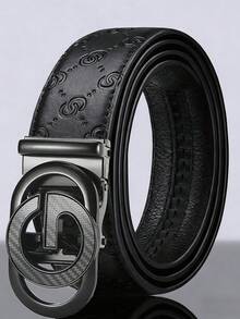 男士时尚休闲商务腰带，适合中青年人的腰带 - 彩色 - 查看 3