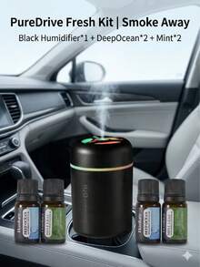 2026 Newly-Upgraded DeepRest Sleep Kit Mini Humidifier With Essential Oils Set – Relaxing Aromatherapy Diffuser For Better Sleep, Stress Relief & Emotional Calm Space – Air Purifier & Odor Eliminator For Home, Office & Car – Refresh Focus With Peppermint Coffee Oils – Lavender Sandalwood Eucalyptus Fragrance Bundle - Mist - Xem 12
