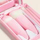 5-Piece Makeup Brush Set With Portable Mirror - Mini Compact Set - Soft Bristles - High Precision - Easy Application - Various Colors - Daily Use - Travel - Lightweight, Practical, Durable - 玫瑰 - 查看 2