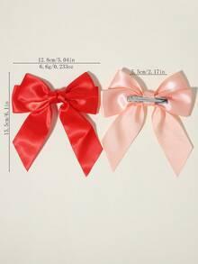 10个蝴蝶结发夹，百搭大气，适合日常佩戴、旅行拍照、校园穿搭 - 混合色 - 查看 5