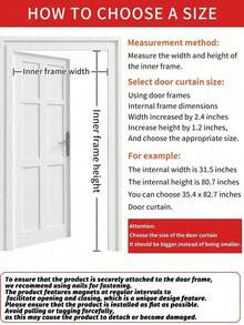 1-4pcs Magnetic Screen Door, Magnetic Closure, Breathable, Thick Mesh, Pet Friendly, Suitable For Front Door, Sliding Door, Anti-Mosquito Screen, Anti-Mosquito Curtain, RV Parts, Anti-Mosquito Net, Standard Width Door - Magnetic Mesh Door And Bug Screen, Black - nhiều màu - Xem 9