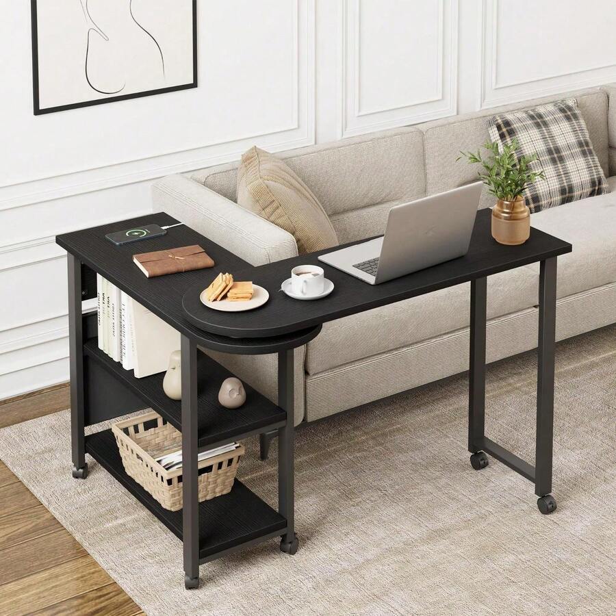 Office Desk - Black - View 1
