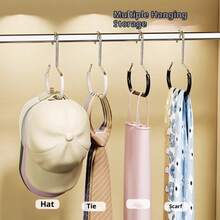 Circular Hat Holder Rack, Dorm Wardrobe Hanging Hook For Baseball Caps, Backpacks, Accessories - View 3