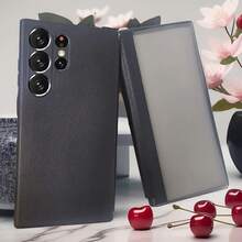 1个Hadaasi哑光黑色软PU皮革纹理翻盖手机壳,兼容三星Galaxy S26 Ultra/S26 Plus/S26/S26 Edge/S25 Ultra/S25 Edge/S25 FE/S24 Ultra/S24 FE/S23 Ultra/S22 Plus/S21 Ultra/S20 Ultra/Note20 Ultra/A71/A72/A73/A54/A53/A52s/A51/A34/A33/A14/A15/A12/Note10+/A25/A35/A55/A06/A16/A17/A07/A36/A22/S26 Ultra/A32/A37/A57/A56 - 黑色 - 查看 6