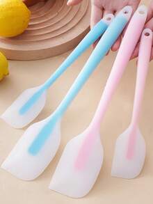5pcs Multi-Color Premium Silicone Spatula Set, Non-Stick Heat Resistant Kitchen Tools, Dishwasher Silicone Scraper, Suitable For Cooking & Baking, Compatible With Cake Molds - Multicolor - View 8