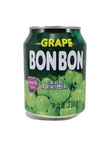 Suco Coreano Bebida Importada Refrescante Bonbon com Pedaços Uva Verde Haitai 238ml - 238ml - Visão 7