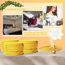 68/92pcs Jasmine Spiral Incense Discs, Fragrant For Summer, Suitable For Outdoor, Party, Reading, Meditation, Essential Home Decor For Summer, Uplifting Mood, Fresh Air - Jasmine Incense - View 7