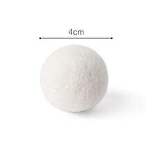 6pcs Reusable Wool Dryer Balls, Natural Fabric Softener, Laundry Dryer Accessories, Help Reduce Static And Shorten Drying Time, Gentle On Clothes, Ideal For Daily Home Laundry, Perfect For Dorm, College Student, Laundry Room Essentials - Multicolor - View 22