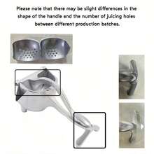 Manual Juicer, Lemon Squeezer, Multi-Function Manual Juice Press, Fruit Juice Squeezer Clip - Silver - View 8