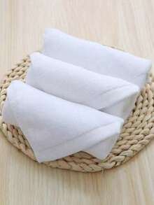 10pcs Reusable Microfiber Cleaning Cloths, Lint-Free White Towels For Kitchen, Car Detailing, And Bathroom Cleaning, Super Absorbent - Multiple Styles - View 6