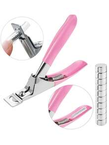 Single-Edged Titanium-Plated French U-Shaped Nail Clipper, Stainless Steel Nail Clipper Suitable For Extending Nails - Multicolor - View 10