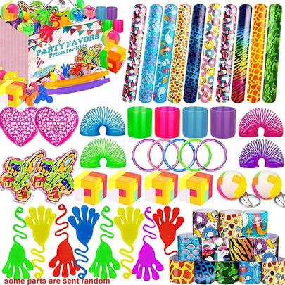 42件装派对礼品袋填充物，益智玩具套装，圣诞节礼物袋填充物，教室批发，宝箱嘉年华奖品，皮纳塔袋填充物