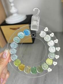 Giá trưng bày sơn móng tay acrylic, giá đựng thẻ màu gel móng tay, giá trưng bày tác phẩm nghệ thuật làm móng. - Nhiều màu - Xem 3