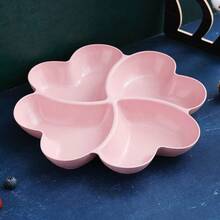 1pc Unstoppable Heart-Shaped Party Snack Service Tray, Appetizer Plate, Snack Bowl, Multi-Stage Snack Bowl Tray, Nut, Candy, Fruit Container, Reusable Plastic Snack Tray With 4 Compartments For Home And Restaurant,Kitchen,Christmas Gift Back To School - View 9
