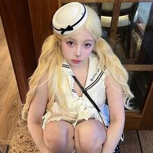 White Bow Sailor Hat Women, Summer British Style, Cute & Sweet Navy Hat, Small Fascinator - White Hat - View 10