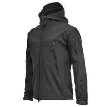Men Shell Jackets - Black - View 4