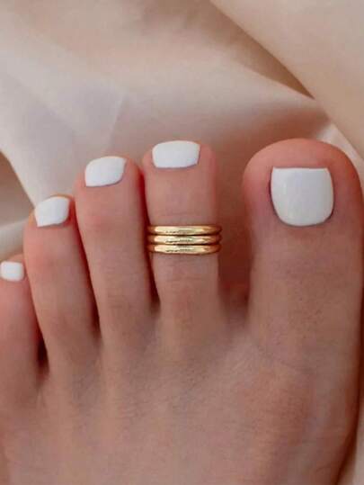 Anillo para el dedo del pie ajustable, joyería para el pie, accesorios de playa, joyería de verano, joyería corporal, regalo de cumpleaños, regalo para ella, anillo midi, accesorios de estilo bohemio