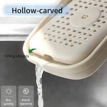 1/2个装高品质厨房皂液器 - 带海绵架、水槽泵、可填充式洗洁精分配器 - 多色 - 查看 5