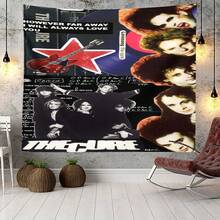 1 Printed Tapestry – Decorative Gift For Band Enthusiasts – Ideal For Holiday Gifts, Home Decor, And Party Backdrops; Suitable For Various Settings. Easy To Install. - 1PC - View 1