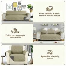 SERAPHINEX Couch Cover - Light Rice + Dark Rice - View 6