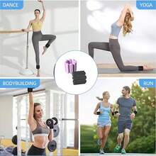 2件套可调节魔术贴负重腕/踝带，总重2磅（每只手腕1磅），适用于普拉提、瑜伽、跑步和步行 - 彩色 - 查看 7
