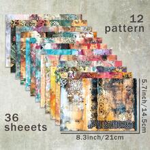 36 Sheets A5 Vintage Lace Floral Patchwork Background Paper, Suitable For Bullet Journals, Scrapbooking, Cards And Crafts - Rectangle - View 7