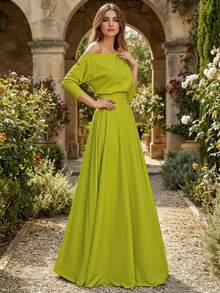 Women Long Dresses - Kiwi - View 4