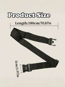 Personalized Name Pattern Luggage Strap, Bright Color Customized Suitcase Strap, Anti-Burst Packing Strap, Suitable For Checked Luggage, Unique Travel Gift For Couples, Family And Friends - Multicolor - View 8