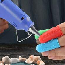 Silicone Finger Sleeves, Finger Caps, Hot Melt Glue Finger Sleeves, Silicone Finger Sleeves, Hot Melt Glue Finger Sleeves, Fingertip Pads Suitable For Counting Money, Organizing, Writing, Sorting Tasks, Hot Melt Glue, And Sports Games - Multicolor - View 8