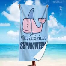 Khăn tắm biển Vineyard Vines Creative Brainwave sợi siêu mịn, nhanh khô, siêu mềm, thiết kế chắc chắn, thích hợp sử dụng ở bãi biển và hồ bơi. - 1 - Xem 3