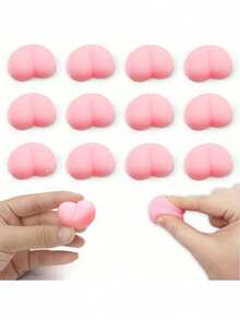 5pcs/10pcs Cute Stress Relief Squeeze Toys: Multi-Design TPR Soft Squeeze Toys For Daily Use, Pressure Release, Desktop Decor, Mood Regulation - Essential For Interaction & Friendship - Great Gift For Boyfriend/Girlfriend, Birthday, Valentine's Day, Wedding, New Year - Slight Imperfections May Occur But Won't Affect Normal Use - Multicolor - View 4