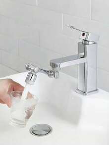 304 Stainless Steel Mechanical Arm Faucet, 360° Rotation, Splash-Proof Design, Multi-Function Adapter - Drinking Water, Includes Kitchen, Bathroom, Toilet Installation Tools, Multi-Function Outlet | Fashionable Design | High-Quality Hardware - Multicolor - View 7