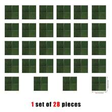 Azulejos adhesivos de pared cuadrados autoadhesivos de gel 3D, resistentes al calor y al agua, para cocina y baño - A - Ver 11